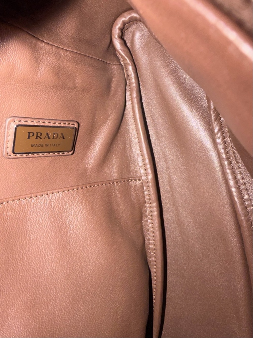 Prada Brown Suede Crossbody Sling Bag - Picture 10 of 12
